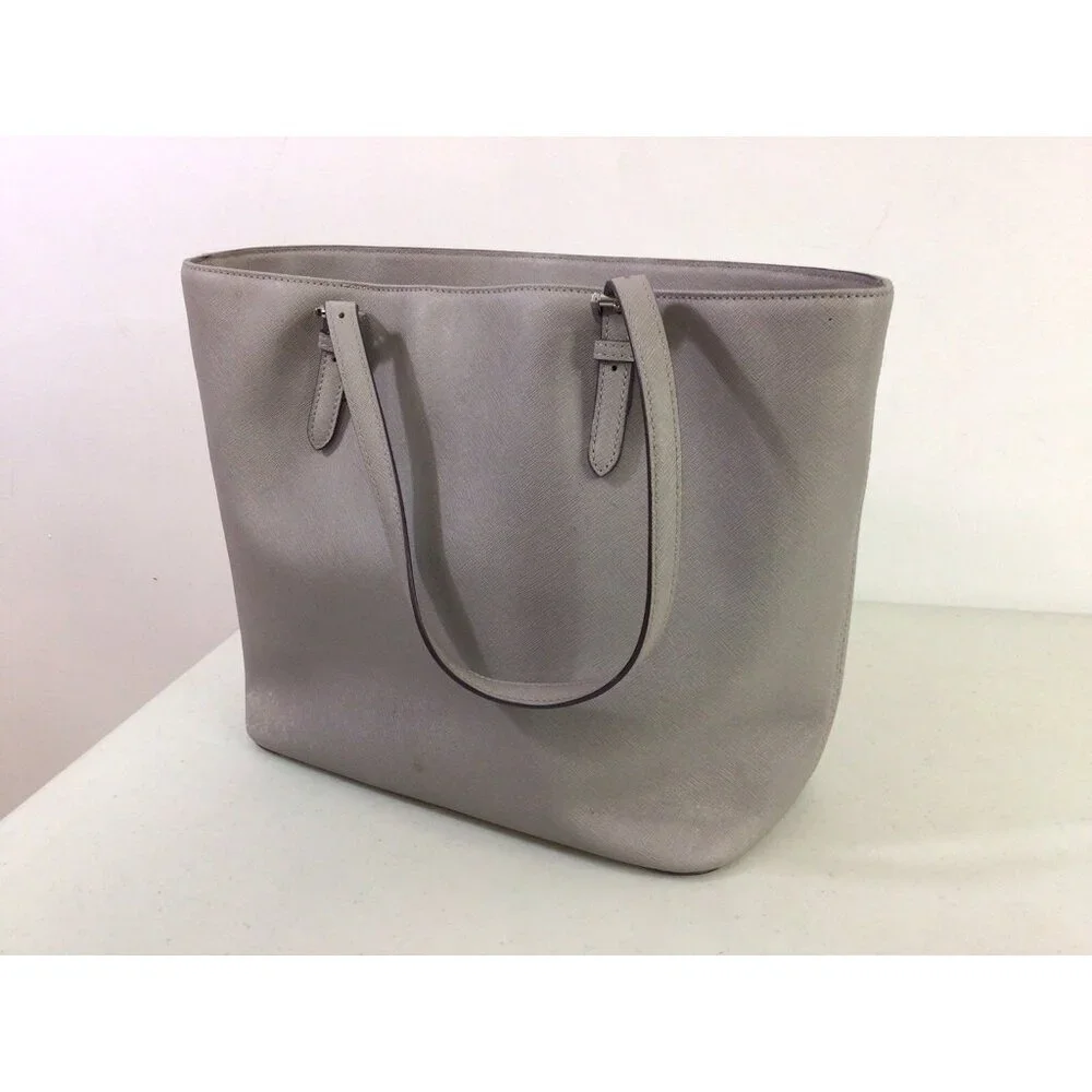 Michael Kors Gray Leather Purse Tote